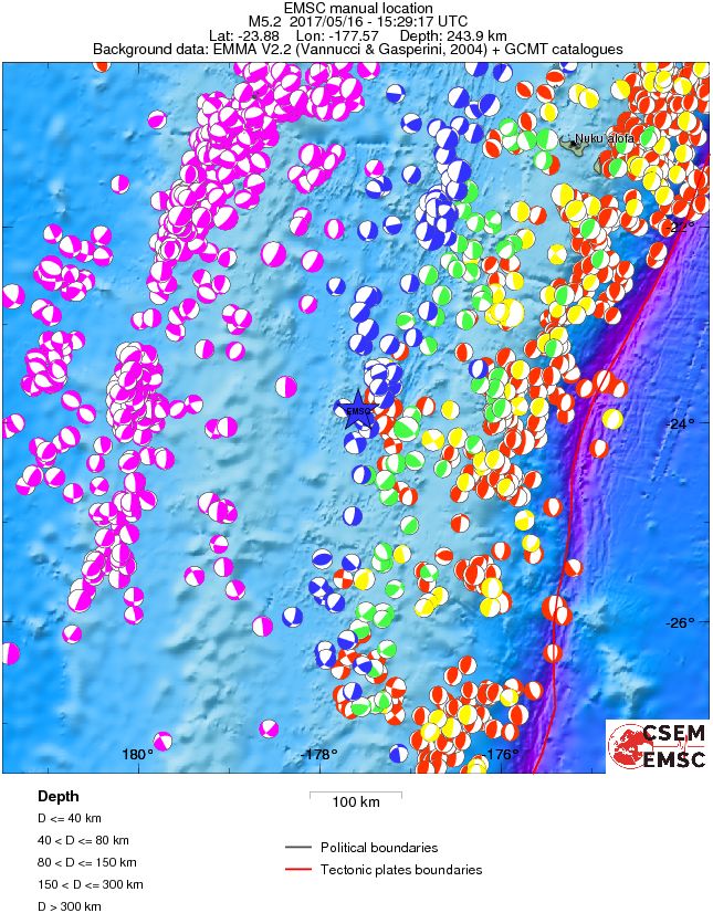 Regional moment Tensor