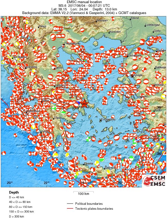 Regional moment Tensor