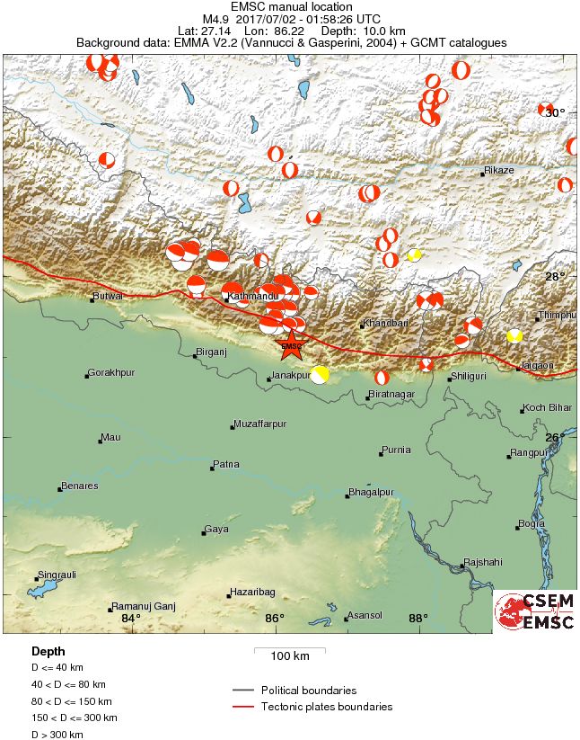 Regional moment Tensor