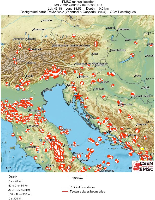 Regional moment Tensor