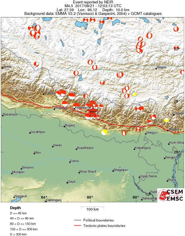 Regional moment Tensor
