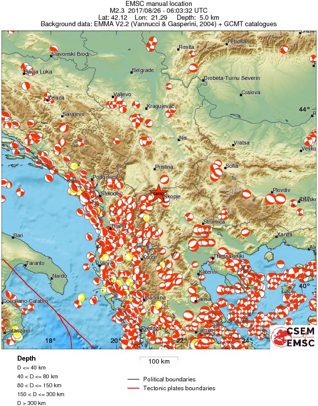 Regional moment Tensor