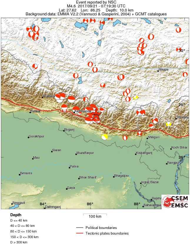 Regional moment Tensor