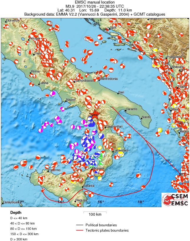 Regional moment Tensor