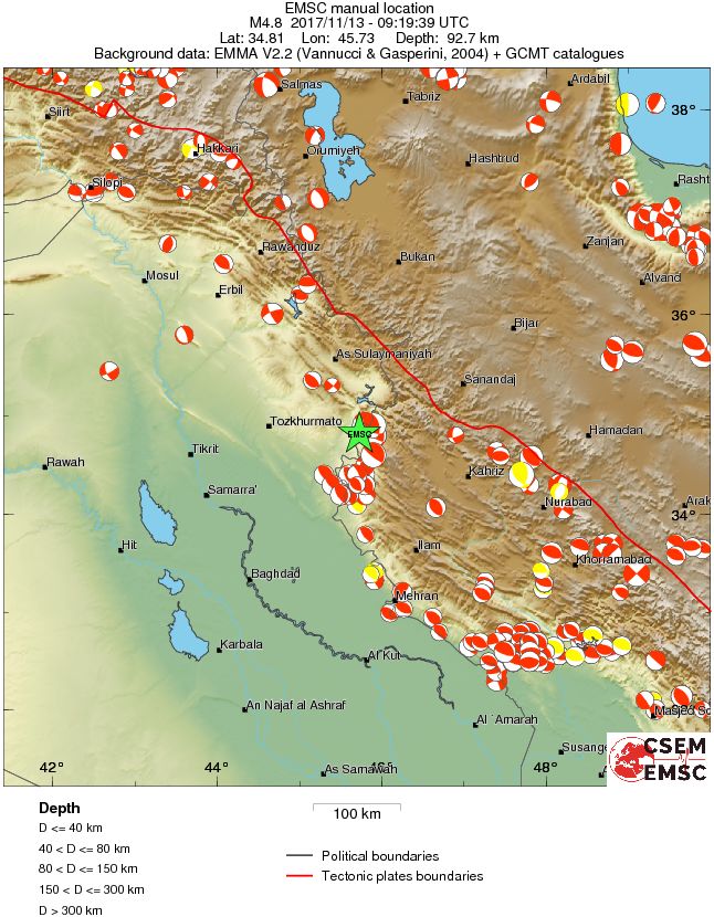 Regional moment Tensor