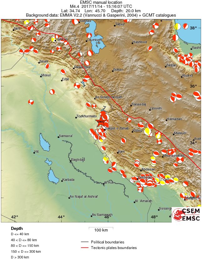 Regional moment Tensor