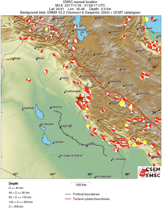 Regional moment Tensor