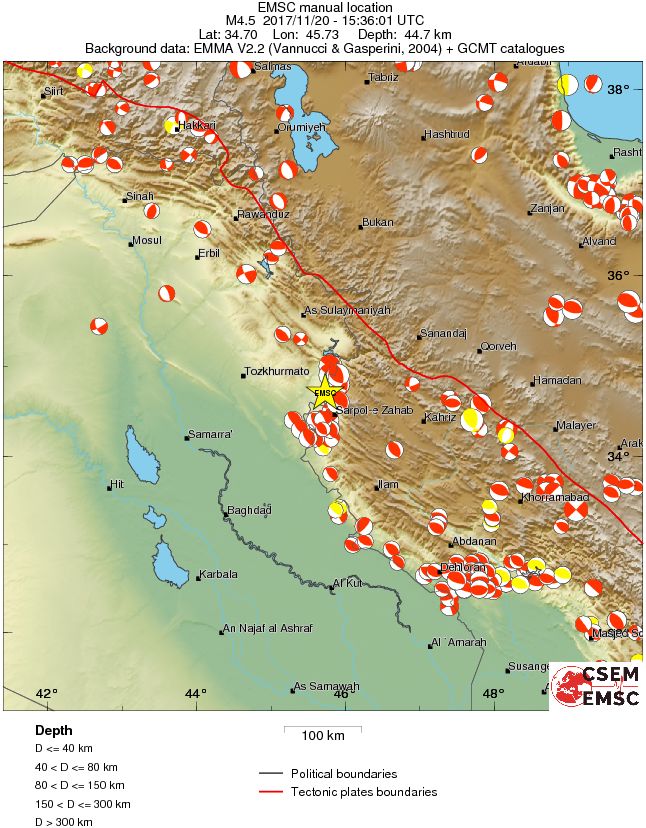 Regional moment Tensor