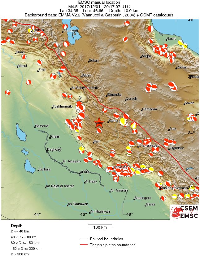 Regional moment Tensor