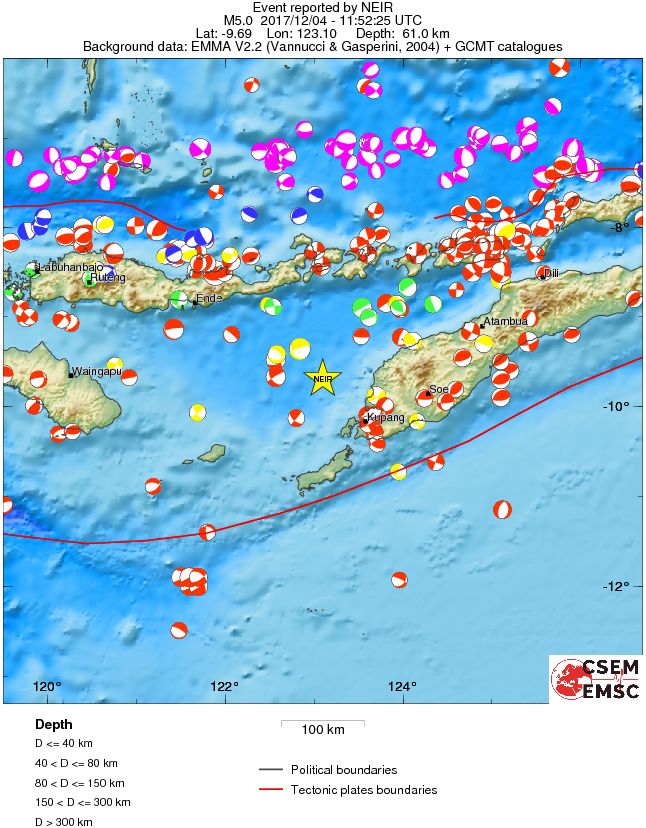 Regional moment Tensor