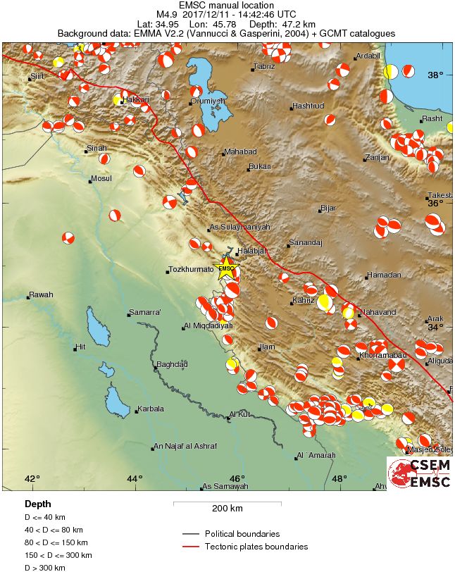 Regional moment Tensor