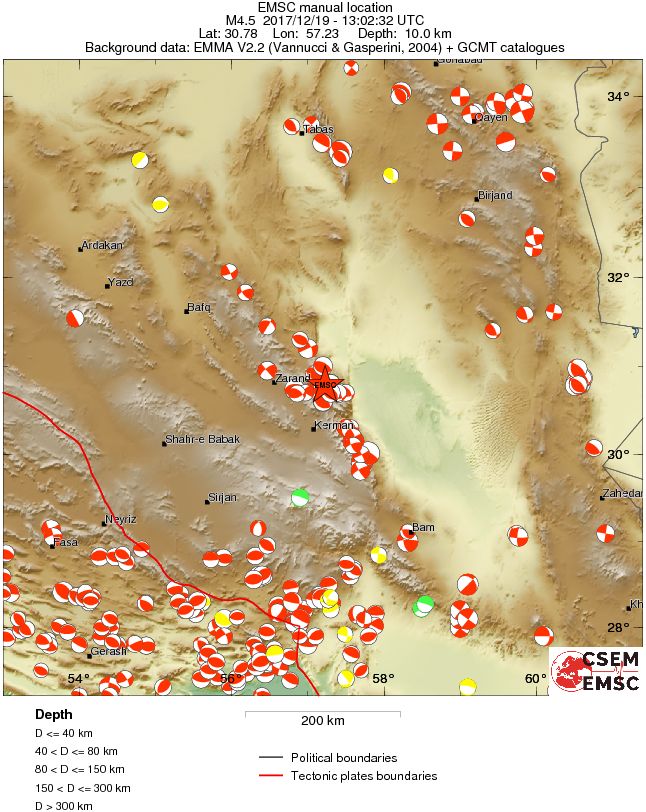Regional moment Tensor
