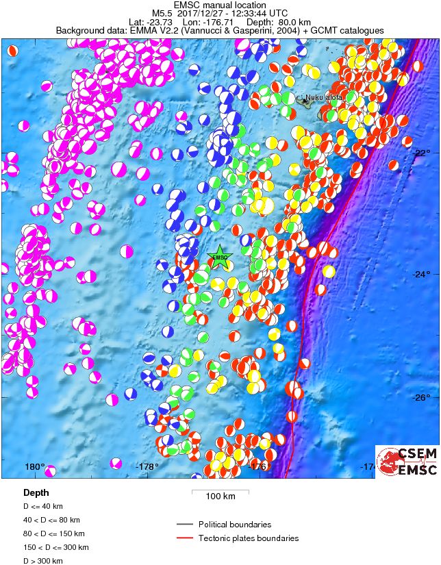 Regional moment Tensor