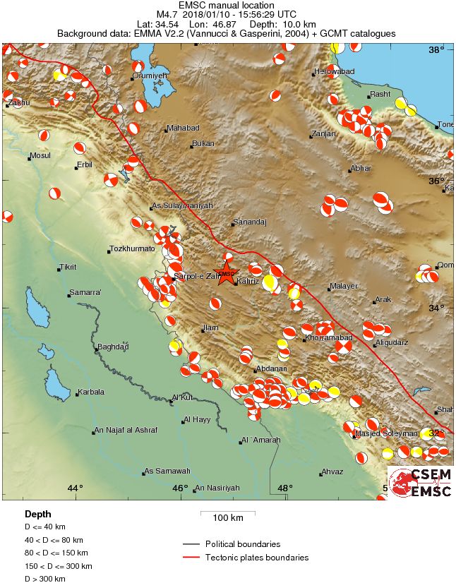 Regional moment Tensor