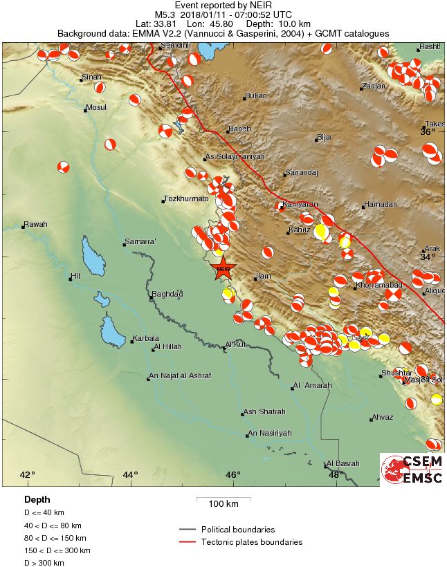 Regional moment Tensor