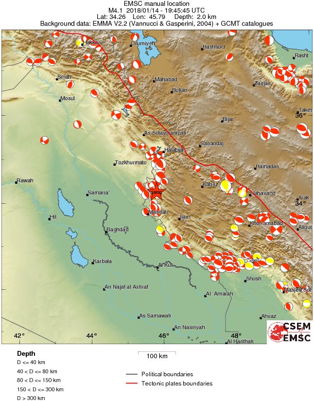 Regional moment Tensor