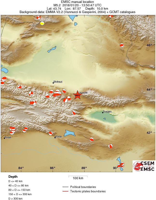 Regional moment Tensor