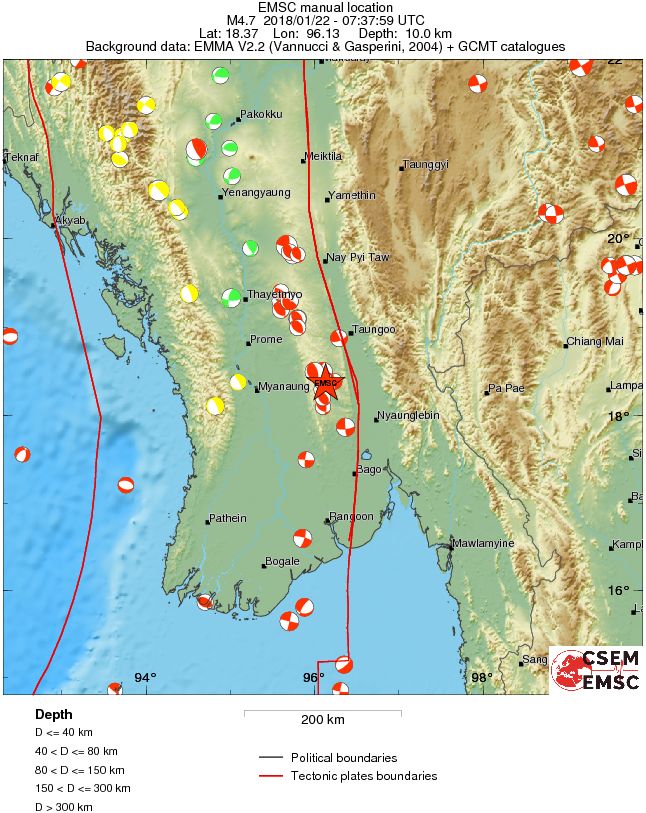 Regional moment Tensor