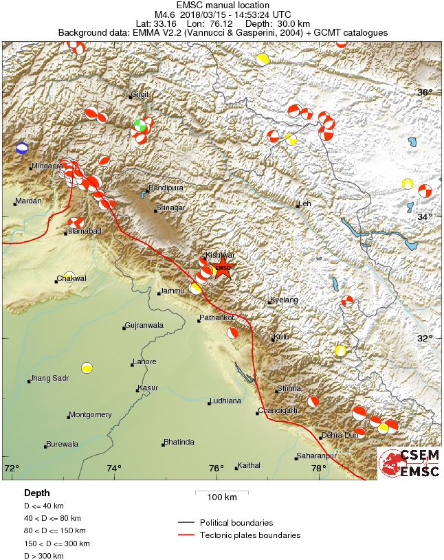 Regional moment Tensor