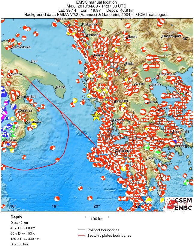 Regional moment Tensor