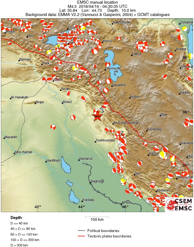 Regional moment Tensor