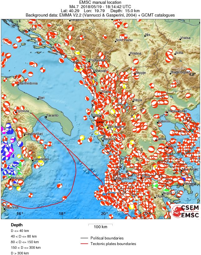 Regional moment Tensor