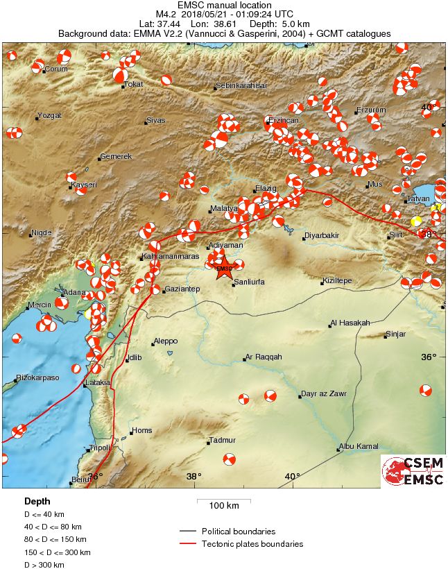 Regional moment Tensor