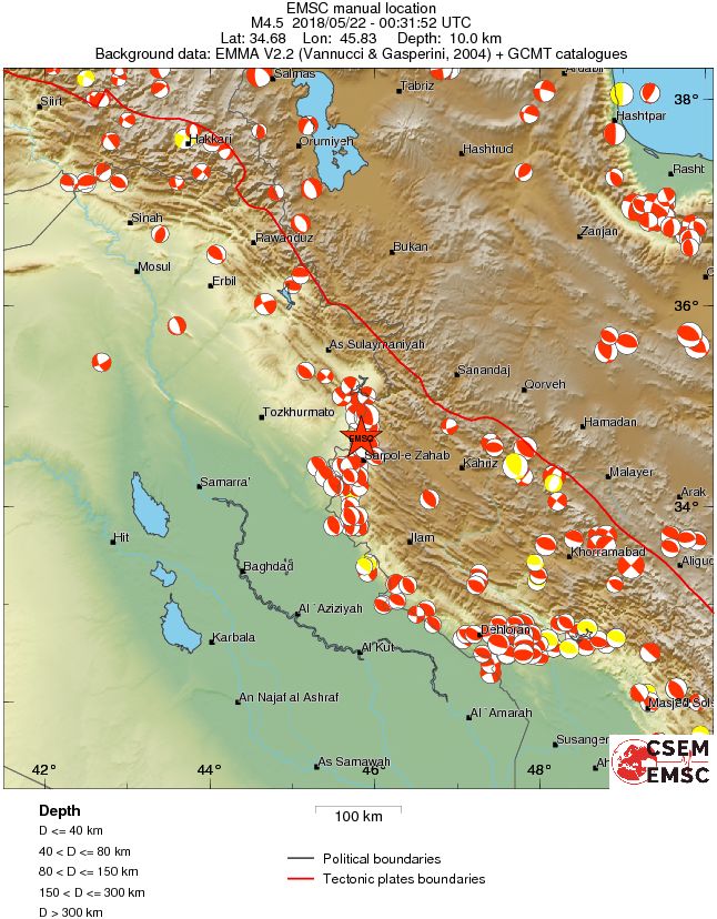 Regional moment Tensor