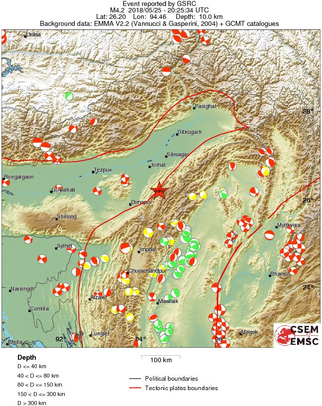 Regional moment Tensor
