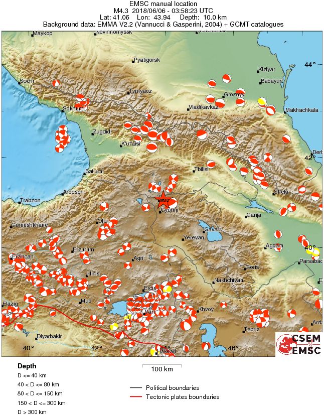 Regional moment Tensor