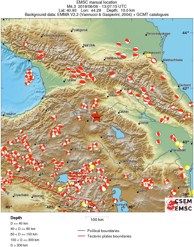 Regional moment Tensor