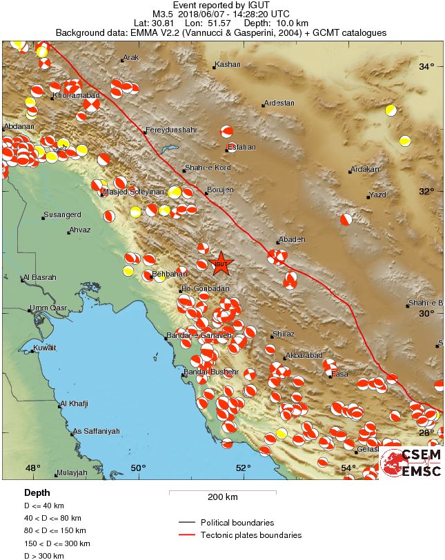 Regional moment Tensor
