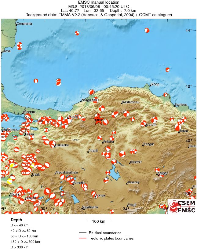 Regional moment Tensor