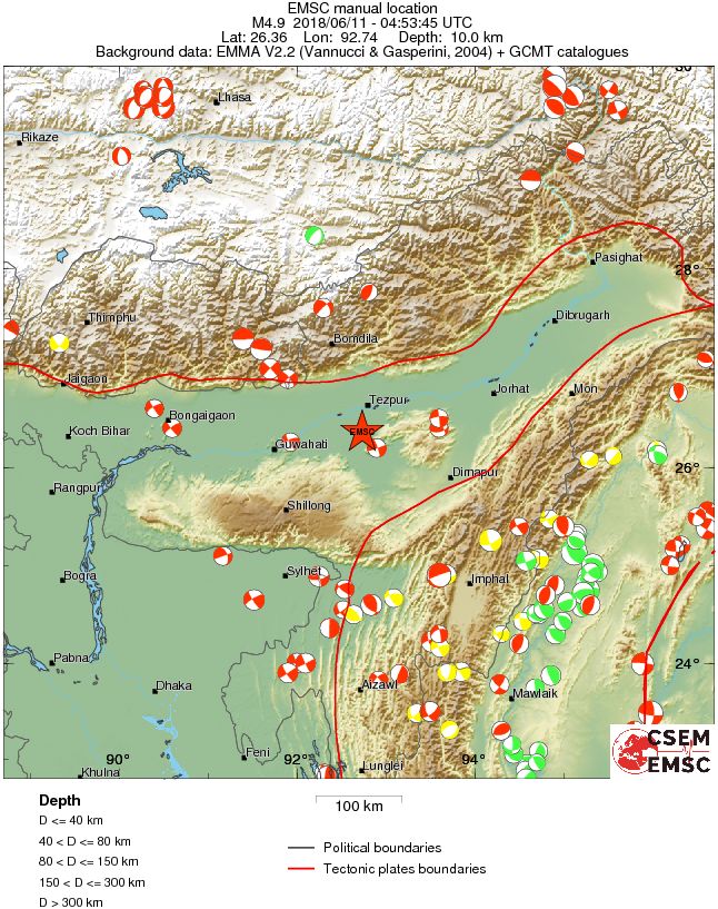 Regional moment Tensor