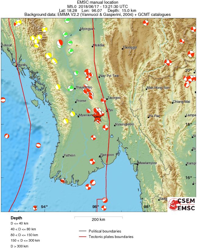 Regional moment Tensor