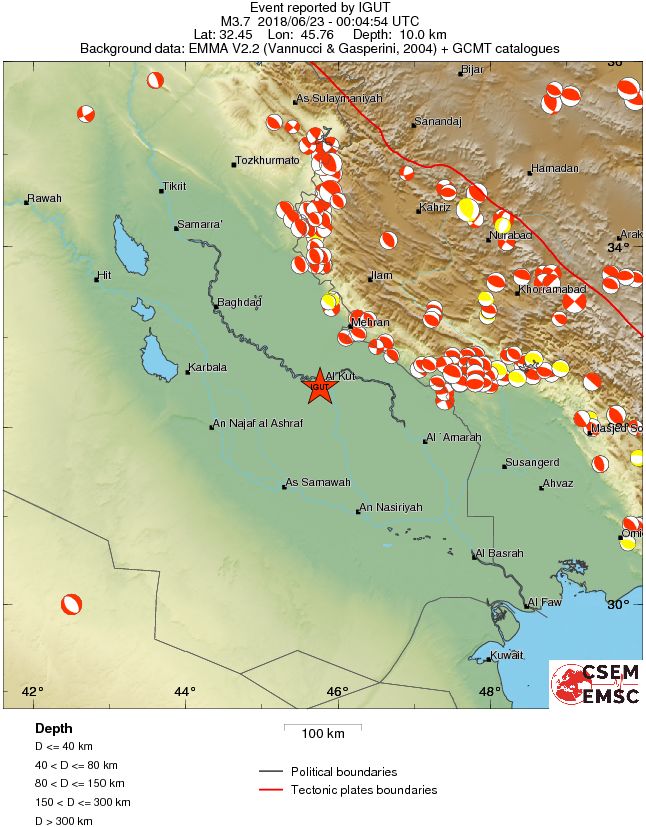 Regional moment Tensor
