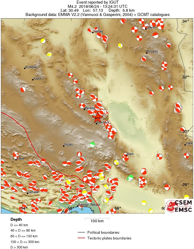 Regional moment Tensor