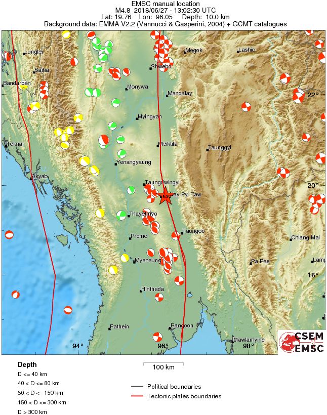 Regional moment Tensor