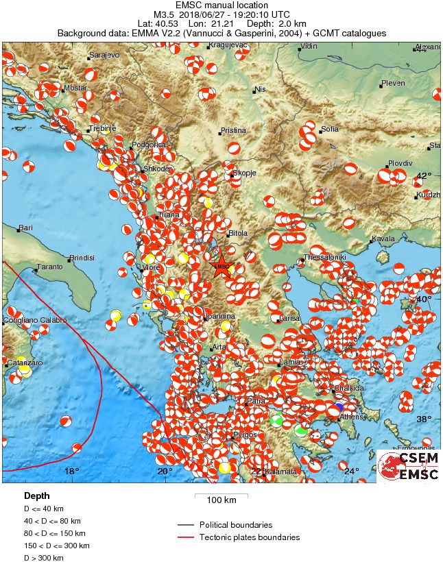 Regional moment Tensor