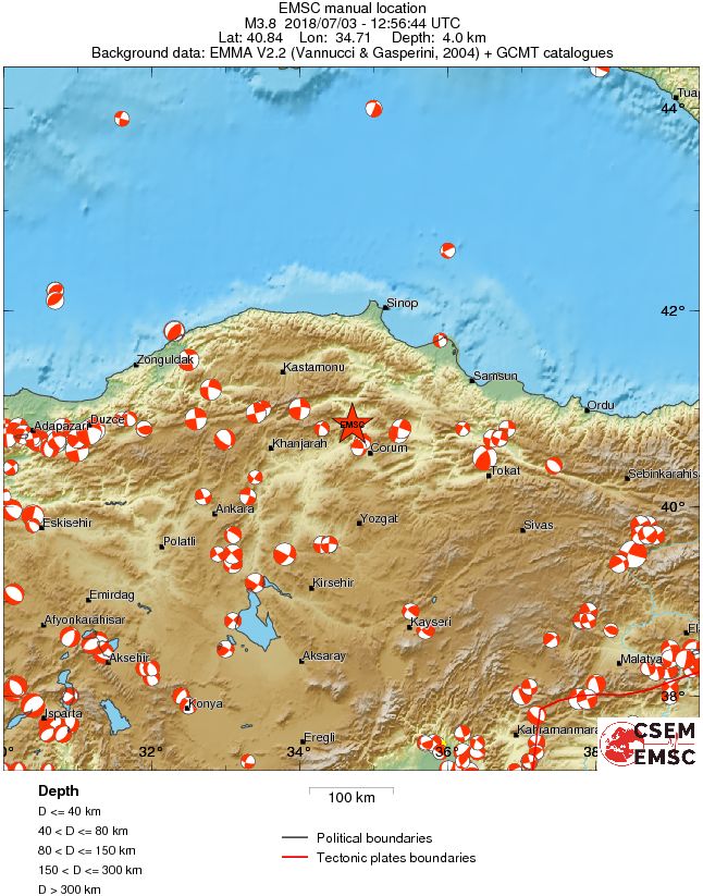 Regional moment Tensor