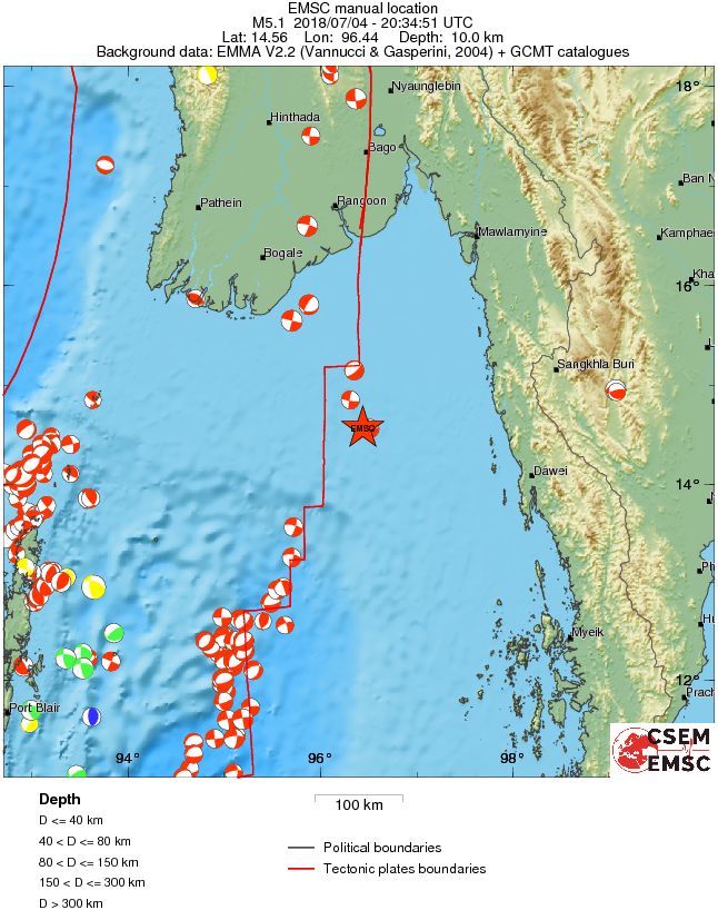 Regional moment Tensor