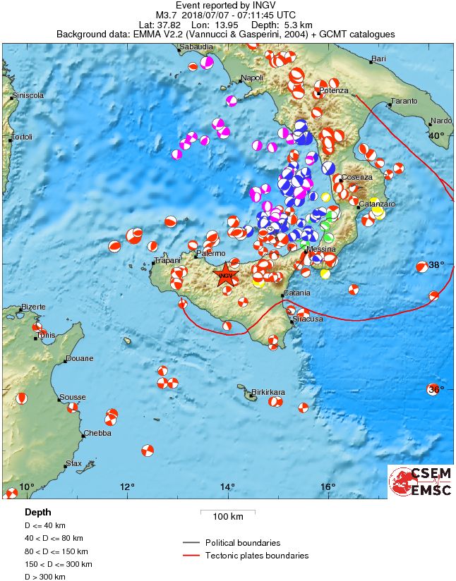 Regional moment Tensor