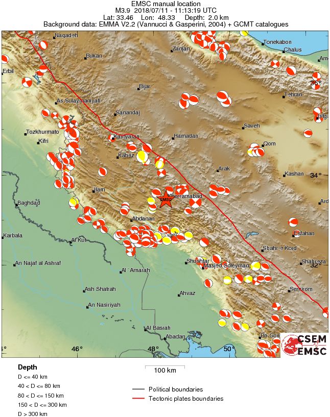 Regional moment Tensor