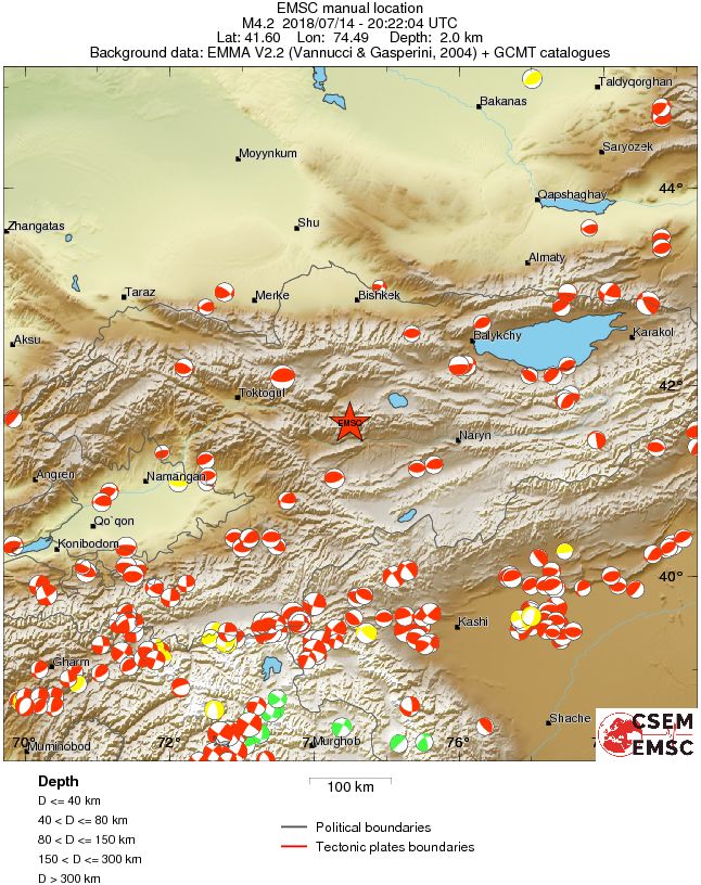 Regional moment Tensor