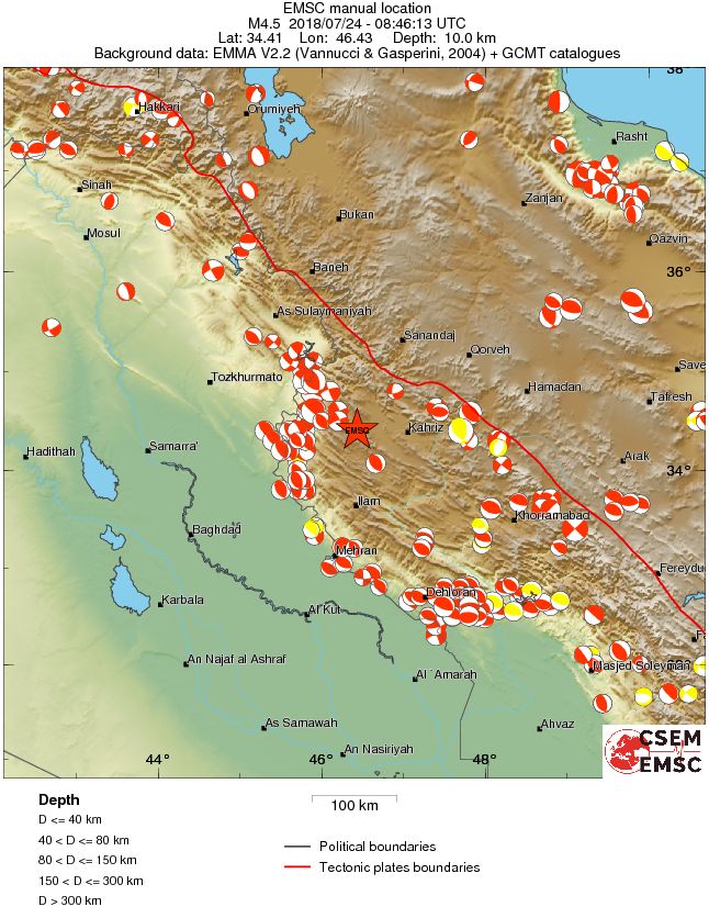 Regional moment Tensor