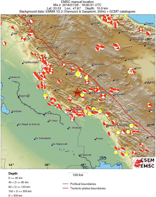 Regional moment Tensor