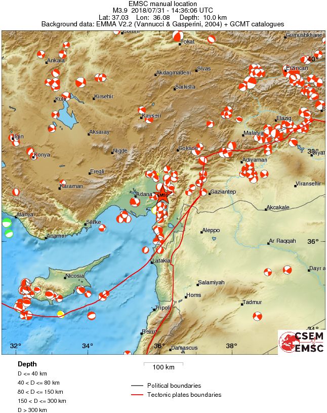 Regional moment Tensor