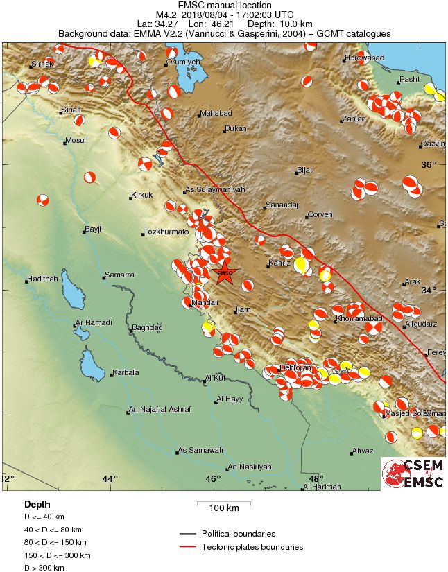 Regional moment Tensor