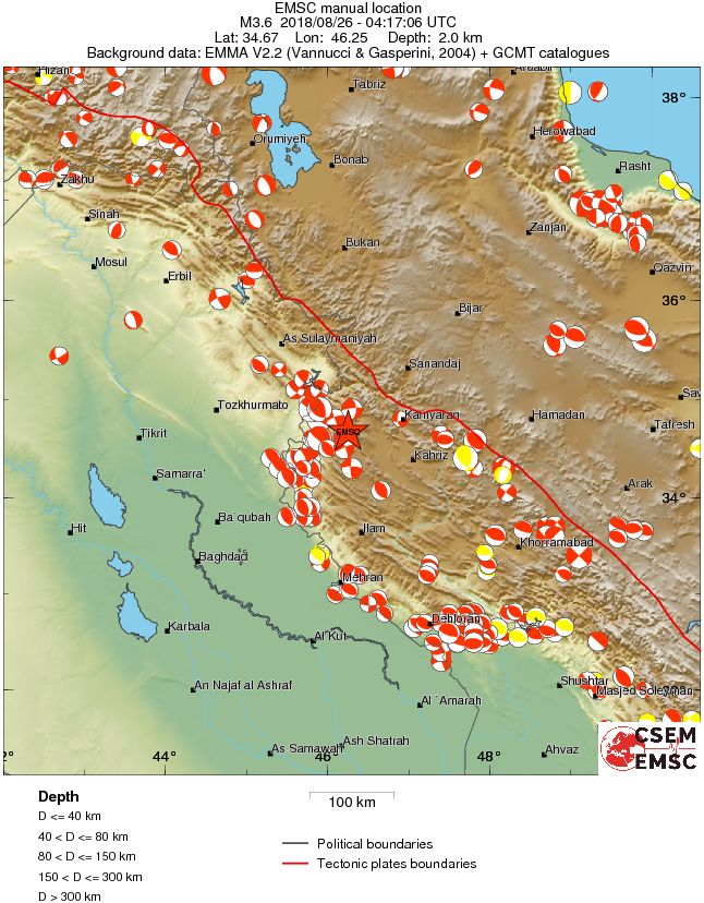 Regional moment Tensor