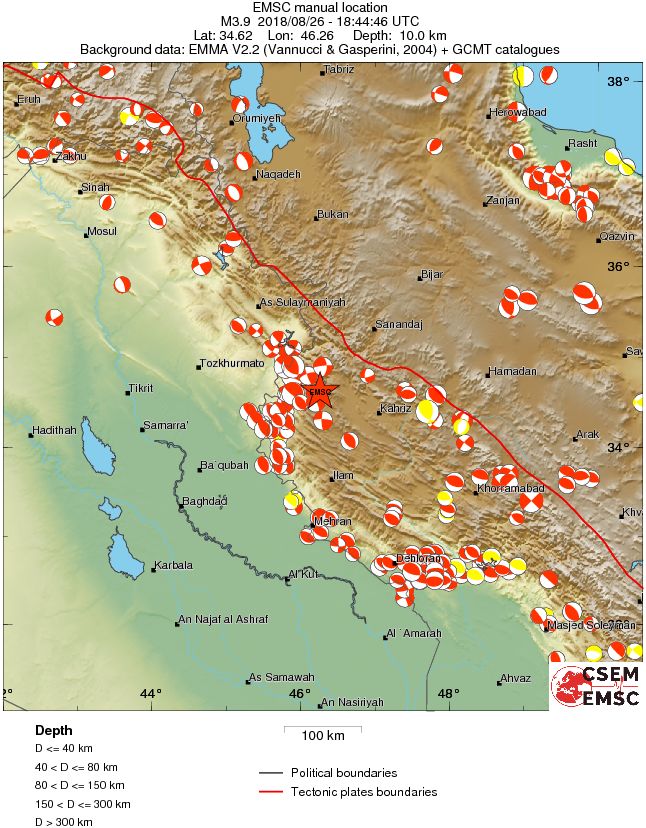 Regional moment Tensor